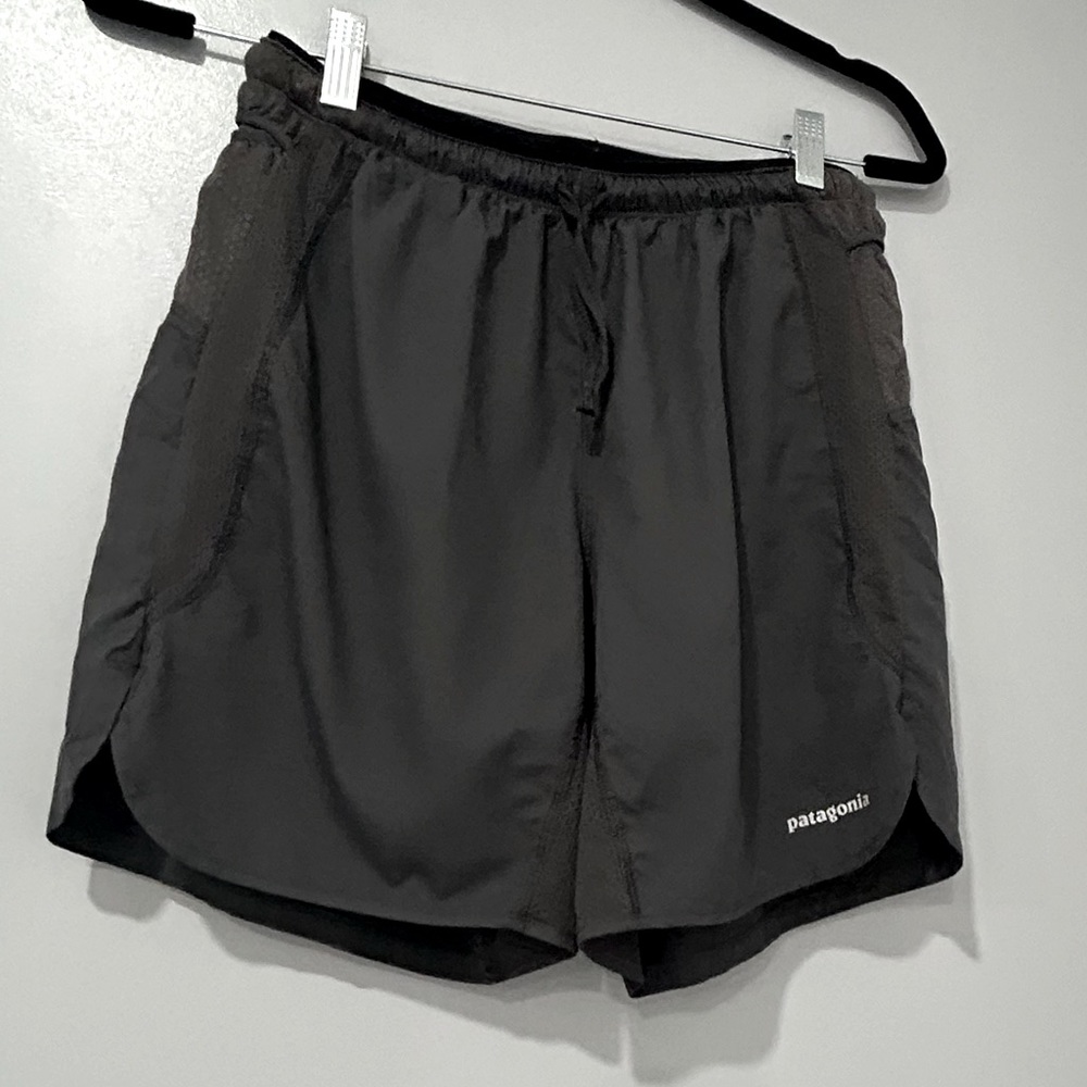Patagonia Lined Running Shorts - Grey